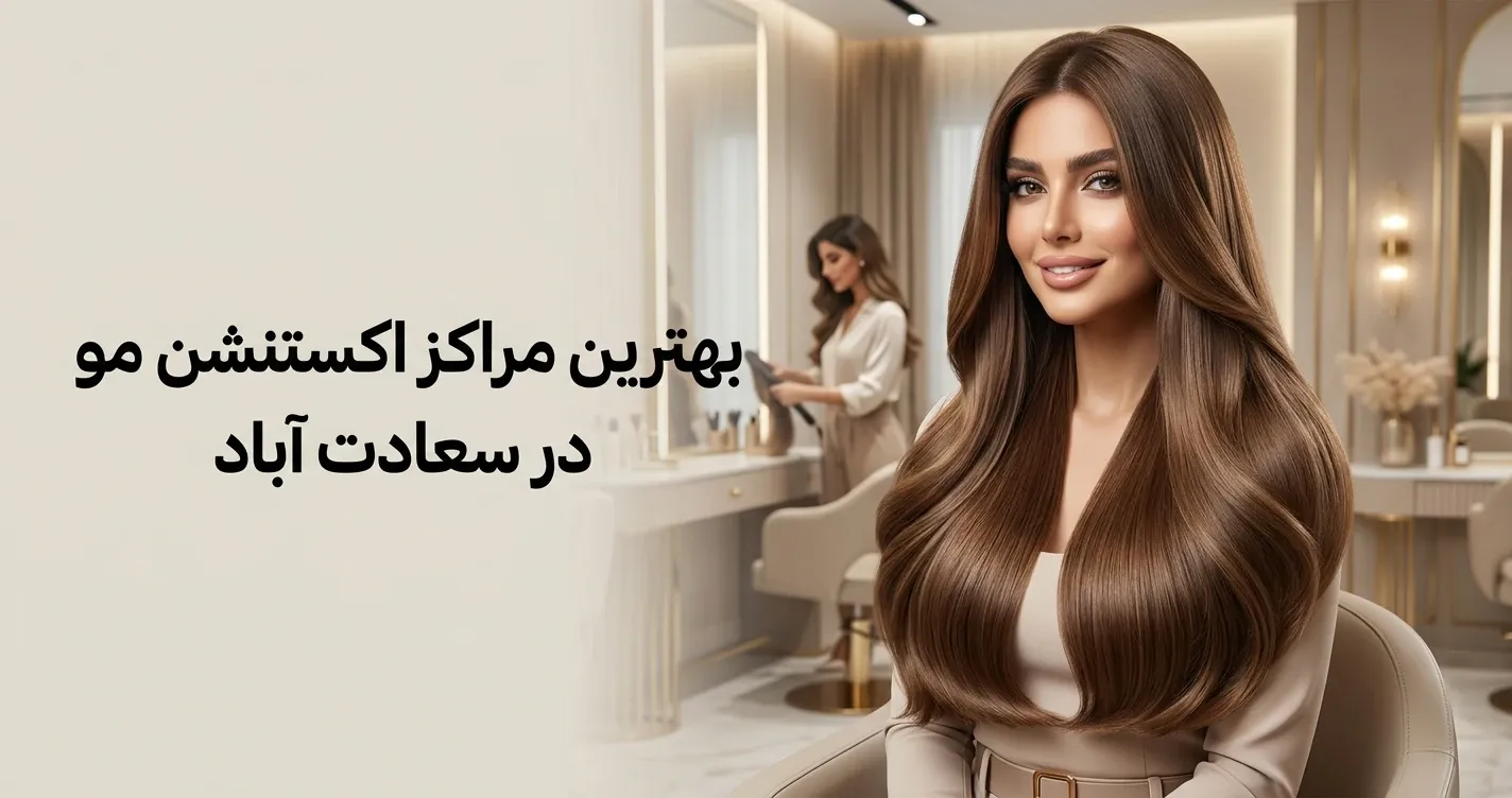 بهترین مراکز اکستنشن مو در سعادت آباد